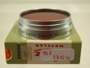 Leica Leitz Summarit xenon orange attachment push-on filter lens 44 mm A44Ø 1754/9