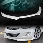 PAINTED WHITE FRONT BUMPER LIP BODY KIT SPOILER FIT 11-13 HYUNDAI ELANTRA SEDAN (For: 2012 Hyundai Elantra)