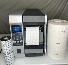 Zebra ZT610 Thermal Label Printer bundle with labels and ribbons