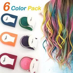 Maydear Hair Chalk Powder-Washable Hair Color Safe for Kids-Great Gift 6 Colors