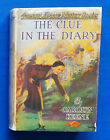 Nancy Drew Clue in Diary White Spine 1939 PRINTING +Dust Jacket Mildred W Benson