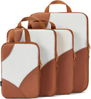 Doxerfit Compression Packing Cubes 4 Set/6 Set Travel Essentials Organizer Bags
