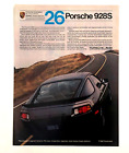 New Listing1984 Porsche 928S Advertisement Series #26 Sports Car Photo Vintage Print AD