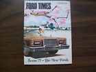 Ford Times - October 1974 - By Ford Motor Company - Very Good Condition