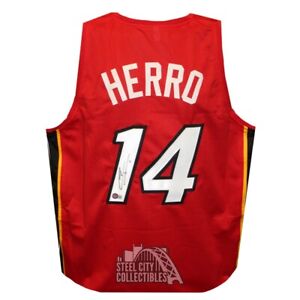 Tyler Herro Autographed Miami Custom Basketball Jersey - BAS