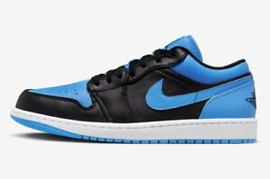 Nike Air Jordan 1 Low Black University Blue Men's & GS Sizes 553558-041 New
