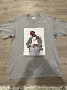 Supreme Andre 3000 Supreme Tee Heather Gray Size Large PREOWNED FANTASTIC CONDIT