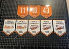 3 sizes - Buffalo Bandits Lacrosse Championship and Retired # Decal Banners NLL