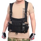 Tactical Radios Pocket Radio Chest Bag Rig Pack Holster for Hunting Survival