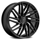 MOTIV 429B ALIGN Gloss Black 20x8.5 +40 5x108 Wheels Set of Rims (For: 2017 Jaguar XE)