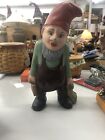 Cast Iron Gnome Bank Or Door Stop