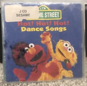 Sesame Street Hot, Hot, Hot - Music CD - 1997 Elmo Zoe Sony Wonder Dance Songs