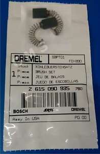 Genuine DREMEL Carbon Motor Brushes Set Pair 90935 Brush 732 Moto Flex Shaft USA