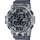 Casio Men's Watch G-Shock Grey Transparent Strap Shock Resistant GA700SK-1A