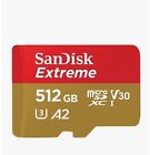 SanDisk 512GB Extreme microSDXC UHS-I Memory Card with Adapter