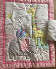 NEW!   Baby Girl 's Animal Nursery Crib Comforter & Sheet Set. SO CUTE!