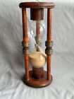 Vintage Hourglass Wooden Silk Industrial Bobbin JB Swale Legee Twist UK 12