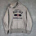 Boston Red Sox Hoodie Adult Medium Gray MLB Baseball Sweatshirt Sweater Mens '47