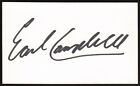 Earl Campbell Oilers B HOF Signed Auto Autograph 3x5 Index Card Authentic