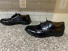 Florsheim Black Leather Wingtip Shoes Style 11231-001 Lace Up Size 12 EEE