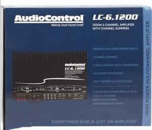 AudioControl LC-6.1200 6-Channel 125W RMS Class D Car Stereo Amplifier Brand New