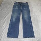 Vintage Levis 517 Boot Cut Denim Jeans Mens 34x32? Distressed Made In USA READ!