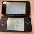 New Nintendo 2DS XL LL Black Turquoise Console Stylus Working Japanese ver