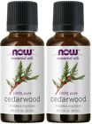 Now Foods - Essential Oils, Cedarwood, 1 fl oz (30 ml) - 2 Packs