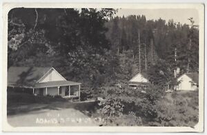 1915 Adams Springs, California - REAL PHOTO Lake County Cottages - Old Postcard