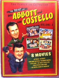 The Best of Abbott  Costello - Volume 2 (DVD, 2004, 2-Disc Set), 8 Movies, New