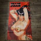 Bettie Page Queen of Hearts Signed 3 Part Giant Poster 66