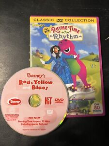 Vintage Barneys Rhyme Time Rhythm (DVD, 2000) Children's Show-Learning-TV Y2K