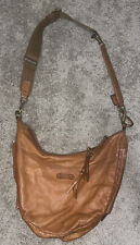 Frye Leather Brown Hobo Crossbody Bag