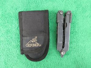 Gerber MP600 Black Oxide Multi Plier Multi Tool Carbide Cutters Sheath USA #63