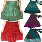 3 PC Wholesale Lot Skirt Women Wrap Around Rapron Silk Skirts