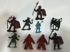 Lot of 9Vintage Dragon Riders of the Styx plastic toy figures