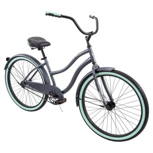 Brand New Huffy 26 inch Cranbrook Women's Comfort Cruiser Bike, Gray