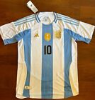 Argentina Lionel Messi #10 Adidas Home Jersey 2024/2025 Copa America Mens Size M