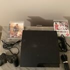 New ListingSony PlayStation 3 PS3 Slim Console CECH-3001A 160GB Controller + Cords + Games