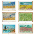 Wall26-Vincent Van Gogh Landscape Framed Art Print Canvas Wall Art