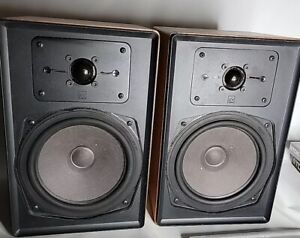 2 Vintage ADS a/d/s L400 High Fidelity Stereo Bookshelf Speakers Pair w/ Grilles