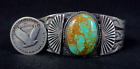 Antique Navajo Bracelet - Coin Silver and Turquoise