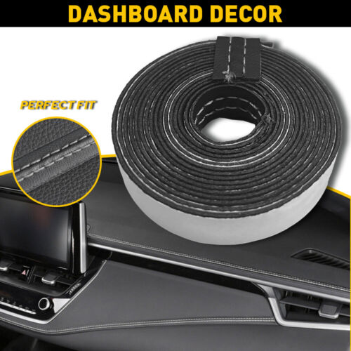 2M PU Leather Car Dashboard Decor Line Strip Sticker Moulding Trim Accessories (For: 2019 Kia Soul)