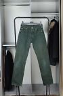 Vintage Levis 501 Jeans Denim Green Pants Made in USA Size 32x30