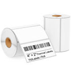 2 ROLLS Direct Thermal 750 Address Labels/Roll 4