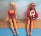 1990's Barbie Baywatch Lifeguard & Pamela Anderson Dolls Mattel FREE SHIPPING
