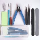 9 PCS Modeler Basic Tools Craft Set, Plastic Box Hobby Model Assemble Building