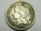 1881 Three Cent Nickel Piece 3C Ungraded Choice US Type Coin CC21006