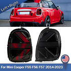 1Pair Assembly LED Rear Tail Light Lamp Brake For Mini Cooper F55 F56 F57 14-23 (For: More than one vehicle)