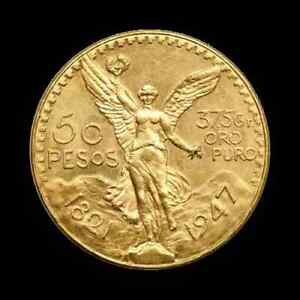 Mexico Gold 50 Pesos AGW 1.2057 (Random Year)